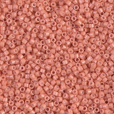 Miyuki Delica11/0 Cylinder Seed Beads - Dyed Op Salmon - DB1363 5 Grams