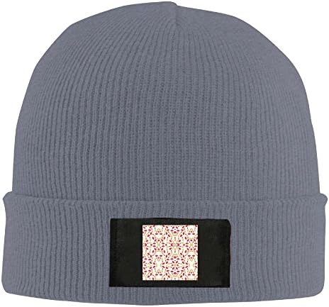 Mortimer Red Lipstick Lips Wool Watch Cap Knit Hat Beanie Cap