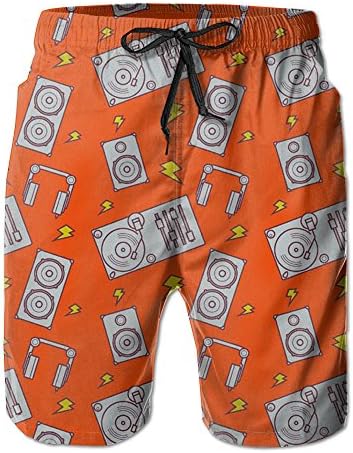 Slim Fit\r\n Speaker Headset Beach Pants For Men