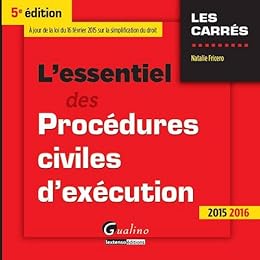 L' essentiel des procédures civiles d'exécution