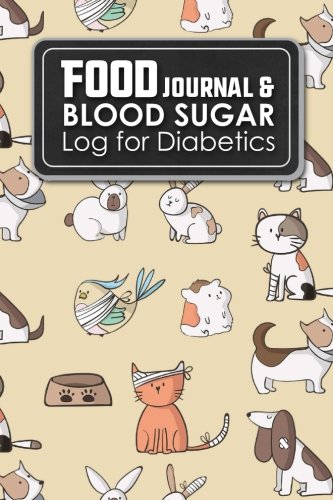 Food Journal & Blood Sugar Log for Diabetics: Blood Glucose Book, Daily Glucose Log, Food And Blood by Rogue Plus Publishing