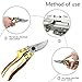 LP Pruner，Sharp Garden Clippers，Tree Trimmers，Professional and durable，Comfortable Slip Less Effort for Men，Women (Golden)