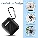 ESR Ripple TPU Carrying Case for AirPods Charging Case(1st and 2nd Gen),[Not Compatible with AirPods Wireless Charging Case]Shock-Resistant Protective Cover,Soft Slim Silicone Skin with Keychain,Black