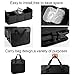 Amlion Car Trunk Organizer Storage Container for SUV, Trunk Storage Organizer with Cooler Compartment, Collapsible Cargo Trunk Storage Organizer (Black)