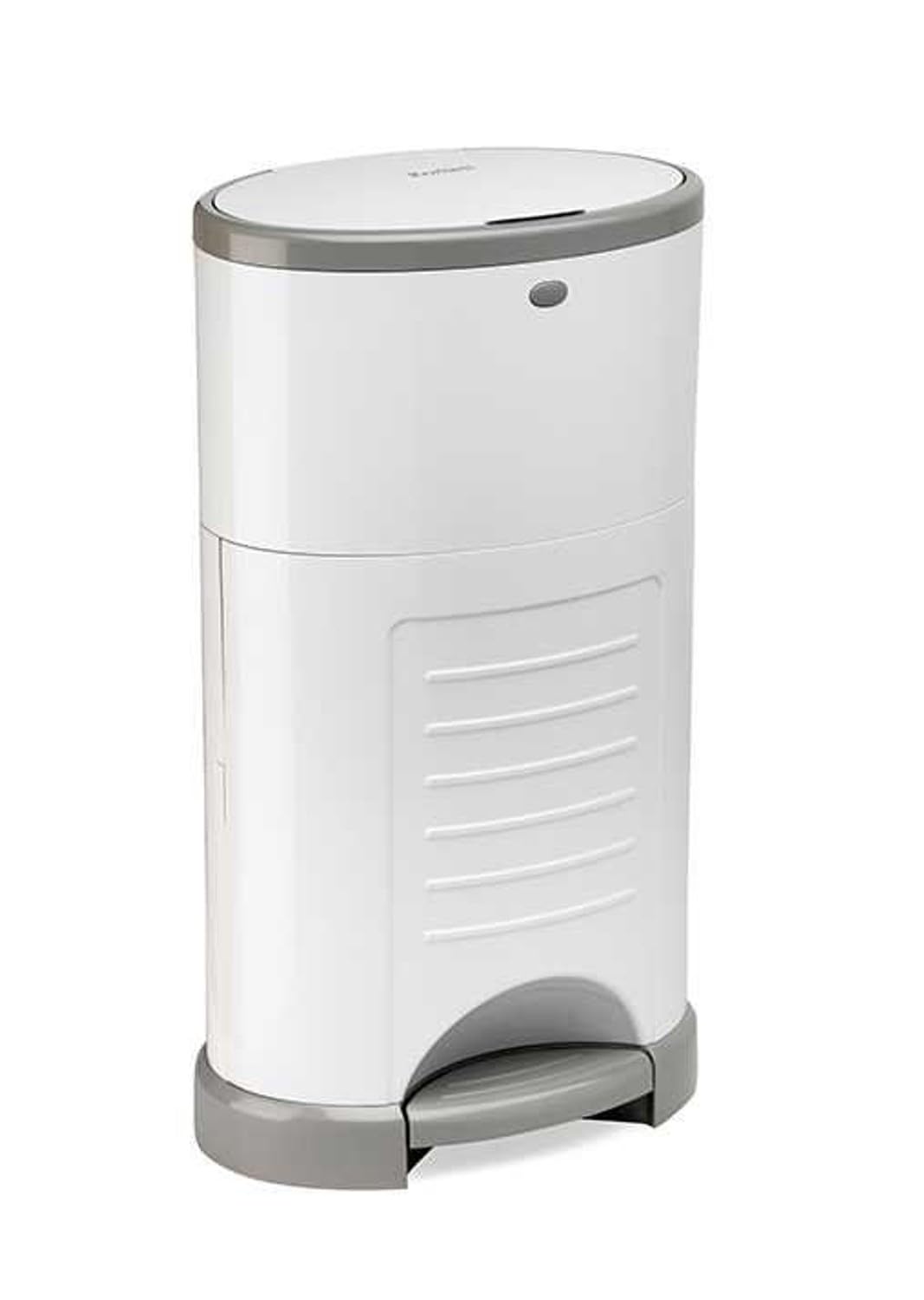 Korbell Standard 16 Litre, Hands Free Nappy Disposal Bin, Pure White,Nappy Disposal Bin - Standard (16 Litre),Classic
