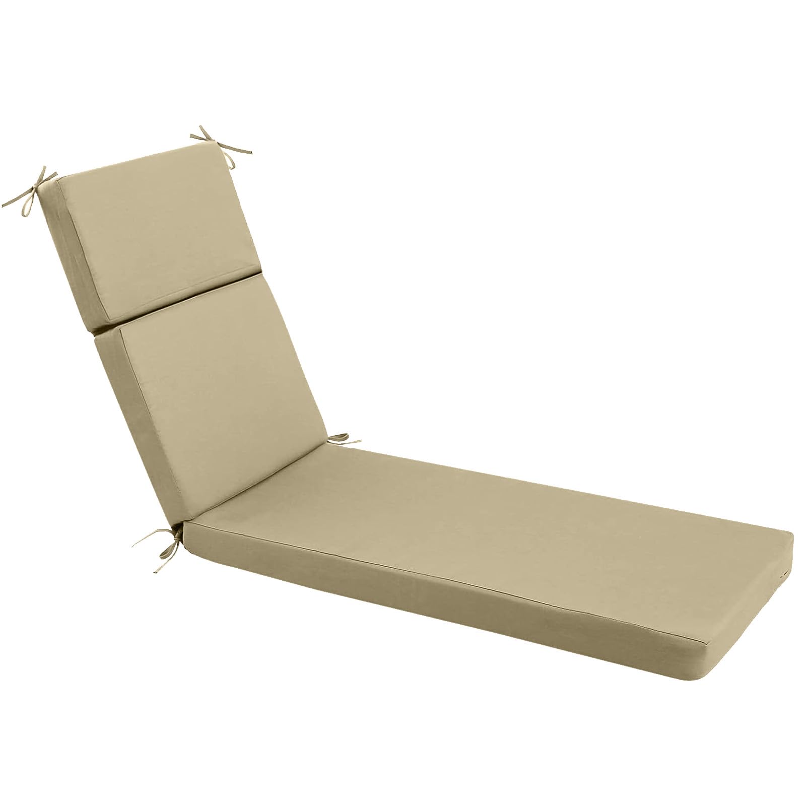 Photo 1 of ** SIMILAR** idee-home Chaise Lounge Cushions Outdoor, Lounge Chair Cushion Patio Furniture 72in.L x 21in.W x 3in.D Waterproof for Lawn Pool