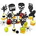 Youngever 200 Halloween Party Decorations - Halloween Party Supplies - 160 Halloween Cupcake Toppers Halloween Picks - 40 Halloween Napkins