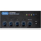 Atlas Sound 100W 4 Input Mixer Amplifier | AtlasIED AA100PHD 4-Input 100W Mixer Amplifier with Automatic System Test