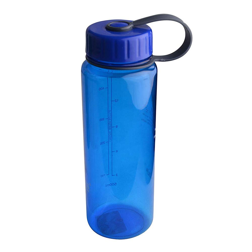 MATT SAGA Sports Water Bottle Wide Mouth 500ml/17oz Outdoor Travel Portable Fitness Camping Hiking Runing Cycling Water Bottle Men Women BPA Free