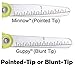 Stanley Guppy 5-Inch Blunt Tip Kids Scissors, Blue (SCI5BT-BLUE)