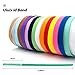 Puppy Whelping Collars, Uiuix 15 Colors Puppy ID Collars, Double-Sided Soft Adjustable ID Bands for Newborn Pet Dog Cat (15 Pcs)