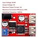 Icstation DC-DC Voltage Regulator LM2596S Buck Converter Step Down Power Supply Module 6-40V to 5V 3A Dual USB DIY Charger for Car Phone Tablet DC 5.5X2.1mm Port
