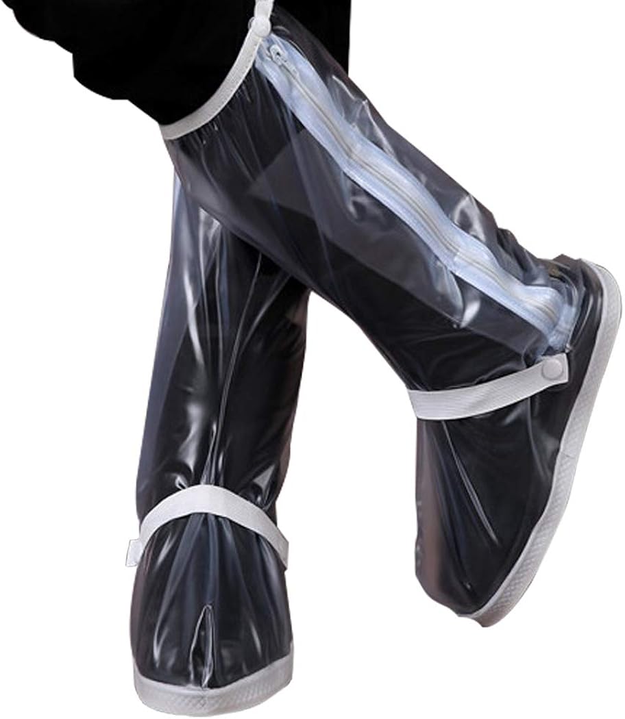 FENGDA Mens Rain Boot Covers Waterproof Shoes Covers White white Size 6.57 Amazon.co.uk