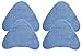 Green Label Brand 4 Pack Replacement Multi-Surface Microfiber Steam Mop Pads WH01100 for Hoover Steam Cleaners