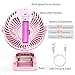 Cambond Baby Stroller Fan Clip - Battery Operated Fan With 3 Adjustable Speeds For Carseat, Travel, Camping - Pink
