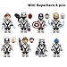 HANGHANG Mini Super Heroes Action Figures Avengers Figures for boy Girl