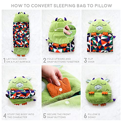 Large Sleeping Bag for Kids and Toddlers Super Soft Camping Sleeping