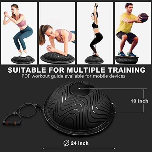Half Exercise Ball Half Balance Ball For Exercise With Resistance