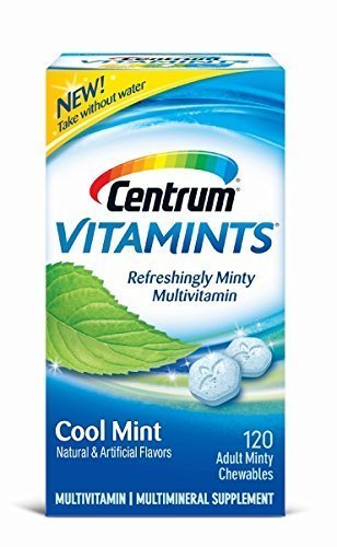 Centrum Vitamints Multivitamins, Cool Mint, 120 Count, 2 Pack, 240 Total