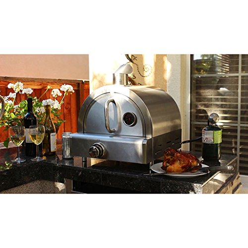 Stainless Steel Portable Pizza Oven, Raise Your Love For Pizza To A Whole New Level With This Portable Stainless Steel Mont Alpi Pizza Oven