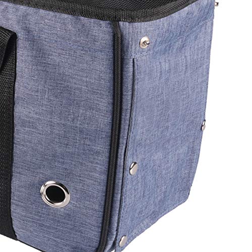 Travel Small Pet Bunny Ferret Cat Rabbit Carrier SoftSided Bag Pocket