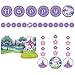 Unicorn Fantasy Party Decorations Supplies Pack Includes: Centerpiece, Jointed Banner, and Dizzy Danglers (Variety Pack Bundle)