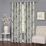 Achim Home Furnishings Tranquil Lined Grommet Window Curtain Panel, 50