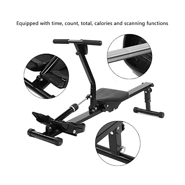 Estink-Rowing-Machine-LCD-Console-Displays-Adjustable-Resistance-Foldable-Rowing-Machine-120KG-Maximum-Load-for-Home-Gym-Training-484x189x256in Rowing Machine, LCD Console Displays Adjustable Resistance Foldable Rowing Machine 120KG Maximum Load for Home Gym…