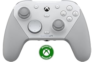GameSir G7 Pro Wired Controller for Xbox Series X|S, Xbox One, Wireless Gamepad for PC&Android with TMR Sticks, Hall Effect Analog Triggers, 1000Hz Polling Rate, 3.5mm Audio Jack - White