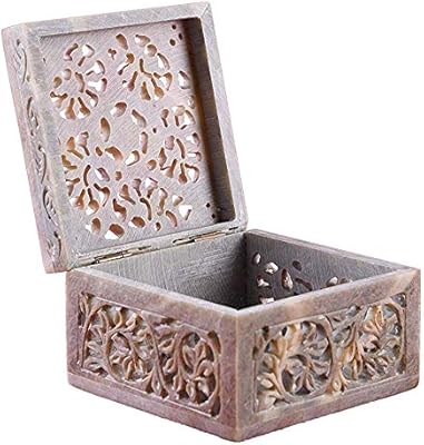 Carry Me Hand Carved Soapstone Keepsake Jewellery Decorative