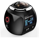 Homestec 360 degree Action Camera- Panoramic 2448*2448 30fps Ultra HD Video waterproof Cameras Deportiva Wifi Sport Cam Driving VR Camera