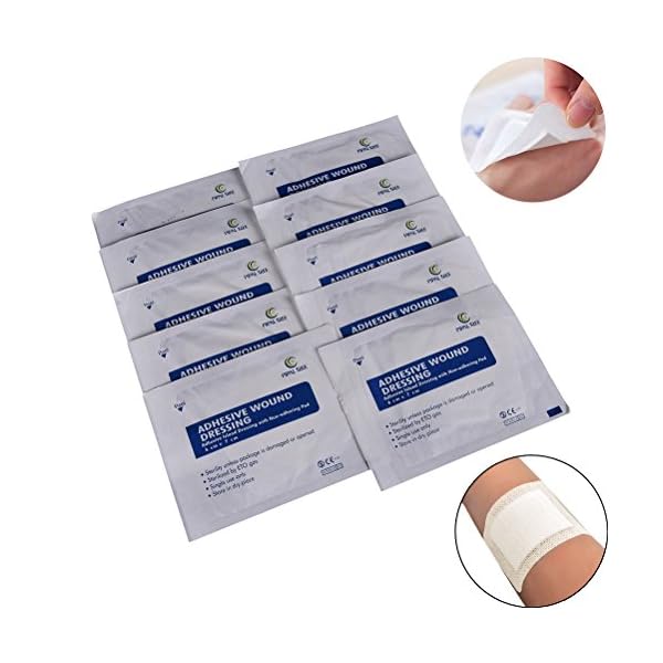Eshylala-10-Pcs-Non-Woven-Medical-Adhesive-Wound-Care-Dressings-Large-BandAid-Bandage6x7cm