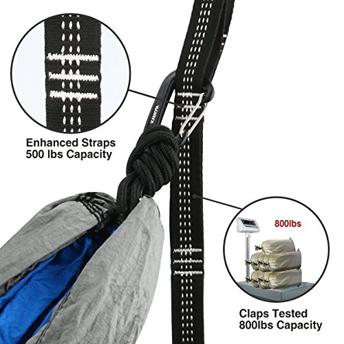 image for KAMOTA Camping Hammock, Outfitters Lightweight Nylon Portable Hammock 