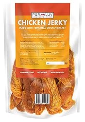 Pur Luv Chicken Jerky Dog Treats, Made with