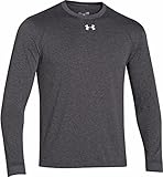 Under Armour Mens Locker T Long Sleeve Shirt Medium Carbon Heather/White