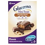Glucerna Mini Snack Nutrition Bars, Chocolate Peanut, 0.70-Ounce, 36 Count