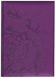 Pierre Belvedere Parfum Collection Large Hardcover Notebook with Padded Embossed Cover, Purple (7706250)