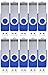 FEBNISCTE 128MB USB 2.0 Flash Drive Bulk 10 Pack Thumb Drives - Small Capacity Memory Sticks 128 MB Multipack Data Storage for Promation Gift Blue Value Pen Drive Zip Drive Jump Drive with Ropes