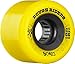 Bones Wheels Rough Riders 80a Skateboard Wheels, Yellow, 56mm