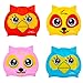 Swim Cap Kids Swimming Cap for Kids Girls Boys Youth Childrens Silicone Hat (Pink Colour)