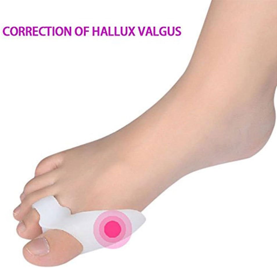 2X Pedimend Silicone Gel Toe Separator to Align Big Toe Bunion