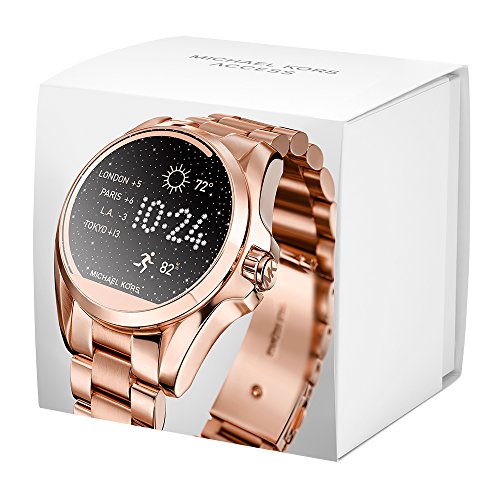 michael kors women's smartwatch rose gold