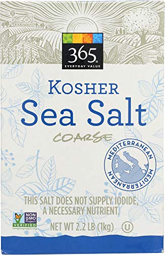 365 Everyday Value, Kosher Sea Salt Coarse, 2.2 Pound