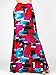 Choies Women's Flower Print Boho High Waist Maxi Skirt -Selection Print Long Skirt