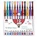 Smart Color Art 12 Colors Glitter Gel Pens,Glitter Gel Pen Set for Coloring Doodling Drawing Gift