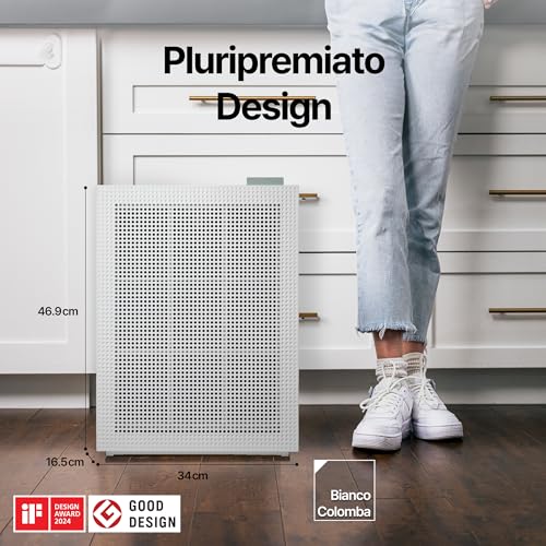COWAY Air Purifier Home Room, Air Purifier, ECARF Quiet Mark, Sleep Mode 20 dB, Washable Pre-Filter Removable from the Top, Easy Cleaning, Allergy Smoking Pollen Animals, Airmega 150, White