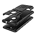 Mustaner Zenfone Max Plus Case M1(ZB570TL), Dual Layer Shock-Absorption Armor Cover Full-Body Protective Case with Kickstand for Asus Max Plus (M1) ZB570TL (Black)