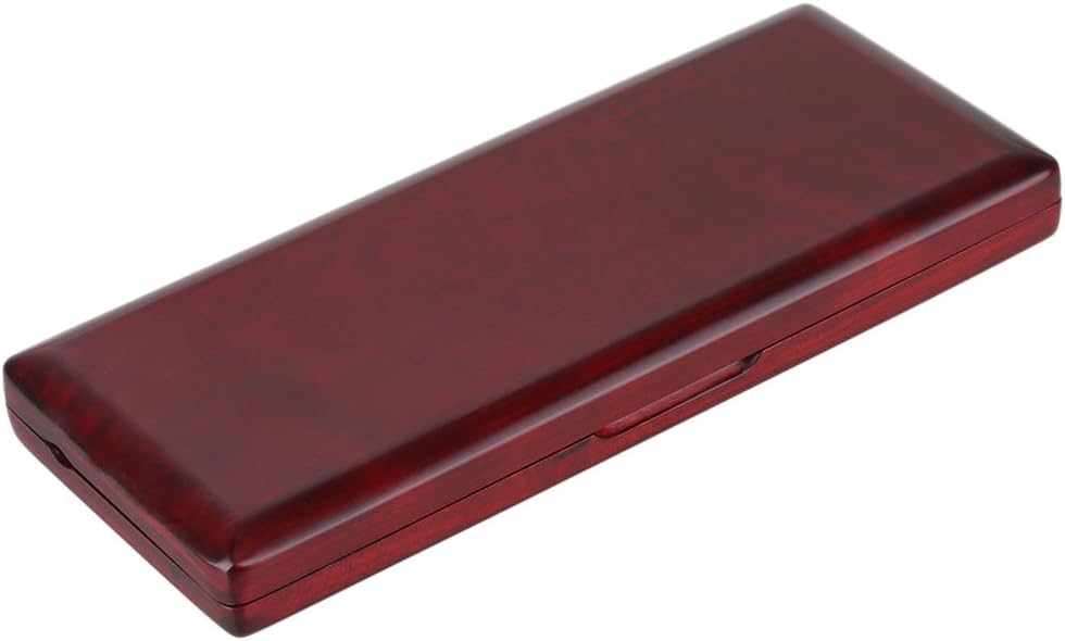 Red Wood Bassoon Reed Box for 10 Reeds Hold or with Soft Velvet