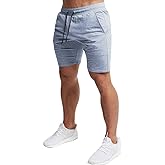 EVERWORTH Men's Casual Training Shorts Gym Workout Fitness Short Bodybuilding Running Jogging Short Pants