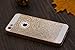 5C Case, I'EXCEL Luxury Beauty Hybrid Hard PC Shiny Bling Glitter Sparkle with Crystal Rhinestone Cover Case for iphone 5C (Gold)